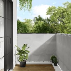 &Eacute;cran de balcon gris clair 120x700 cm 100% polyester oxford