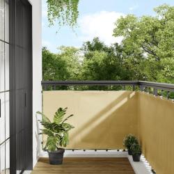 &Eacute;cran de balcon sable 90x800 cm 100% polyester oxford