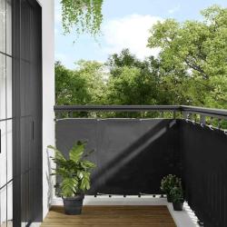 &Eacute;cran de balcon anthracite 90x700 cm 100% polyester oxford