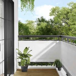 &Eacute;cran de balcon blanc 75x800 cm 100% polyester oxford