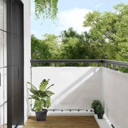 &Eacute;cran de balcon blanc 90x800 cm 100% polyester oxford