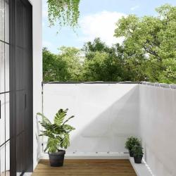 &Eacute;cran de balcon blanc 120x800 cm 100% polyester oxford