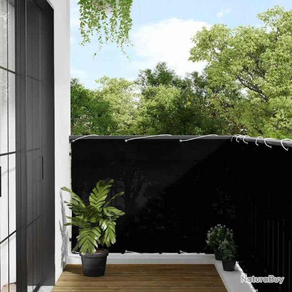 �cran de balcon noir 120x800 cm 100% polyester oxford
