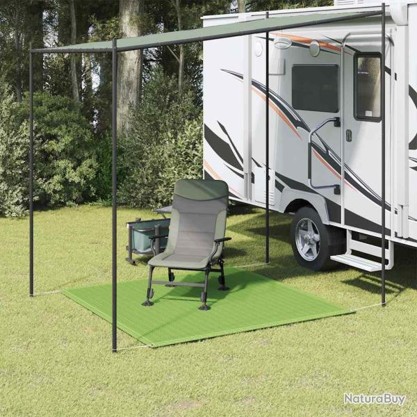 Tapis de tente vert clair 250x250 cm PEHD