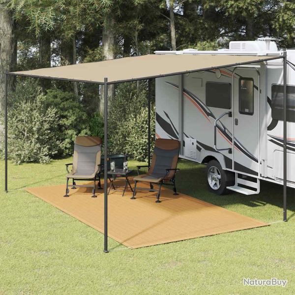Tapis de tente sable 250x350 cm PEHD