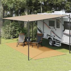 Tapis de tente sable 250x500 cm PEHD