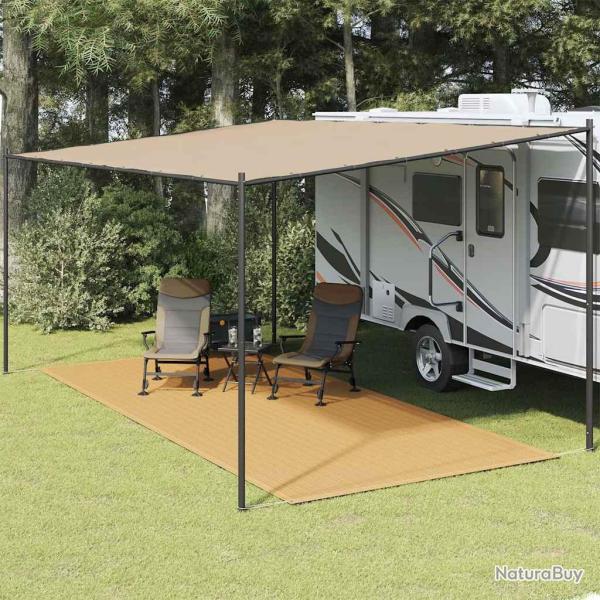 Tapis de tente sable 250x500 cm PEHD