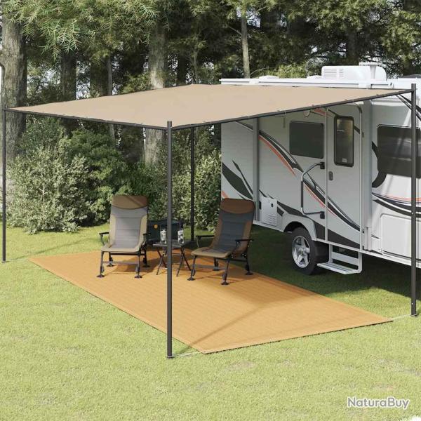 Tapis de tente sable 250x600 cm PEHD