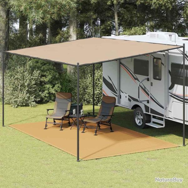 Tapis de tente sable 300x600 cm PEHD