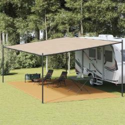 Tapis de tente sable 400x600 cm PEHD