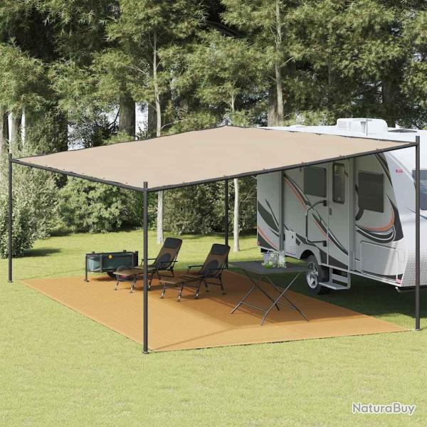 Tapis de tente sable 400x600 cm PEHD