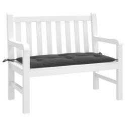 Coussin de banc de anthracite m&eacute;lang&eacute; 100x50x7 cm tissu