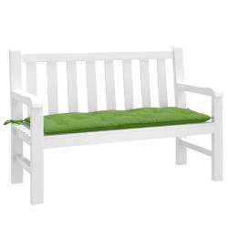 Coussin de banc de vert m&eacute;lang&eacute; 120x50x7 cm tissu