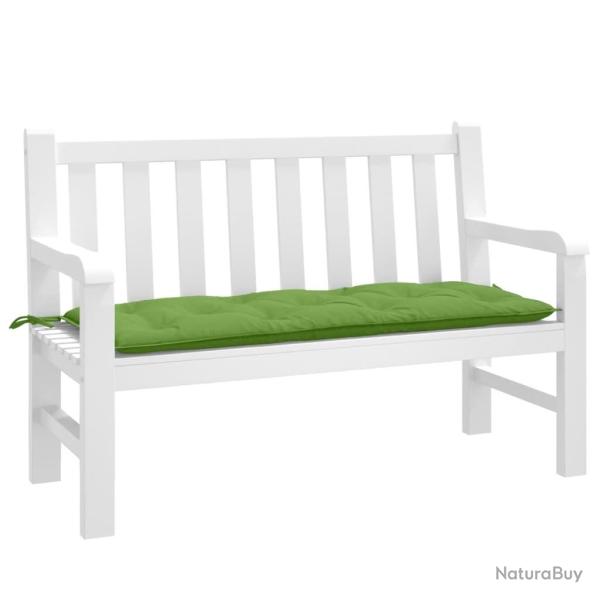 Coussin de banc de vert m�lang� 120x50x7 cm tissu