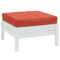 Coussin de palette rouge m&eacute;lang&eacute; 60x60x9,5 cm tissu