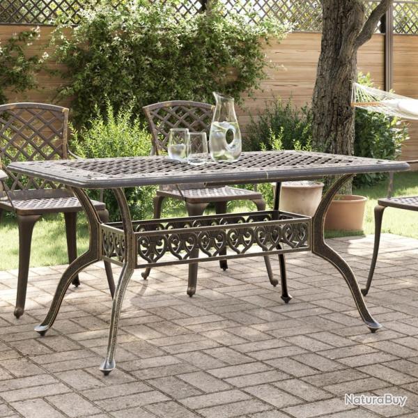 Table de bronze 150x90x72 cm aluminium coul�