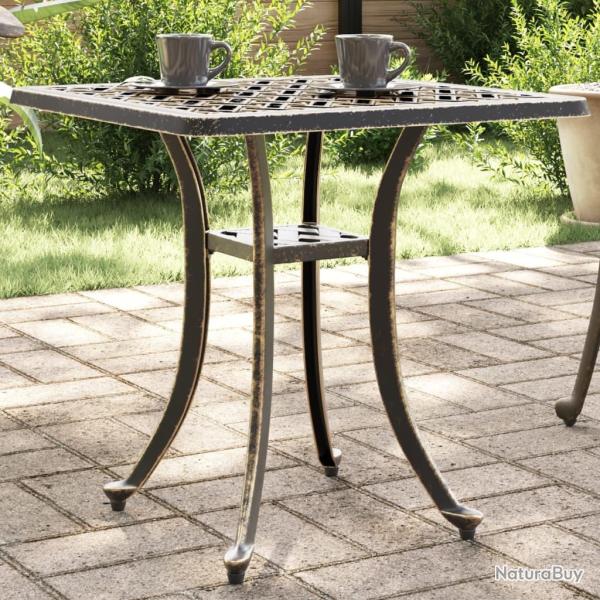 Table de bronze 53x53x53 cm aluminium coul�