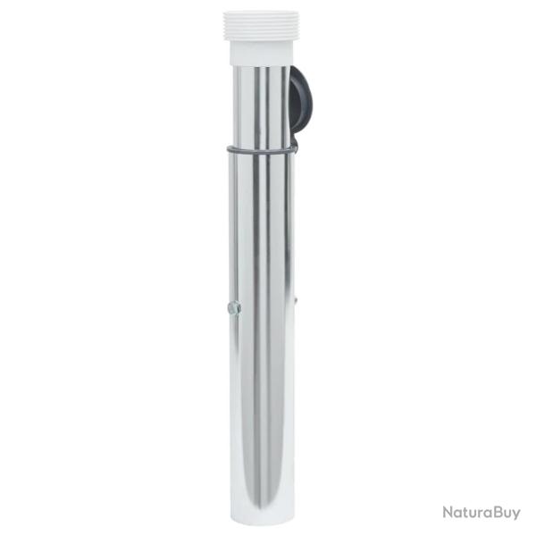 Base de parasol enterr�e pour m�t 40-50 mm argent� aluminium