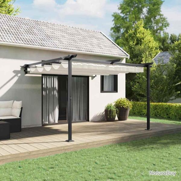 Pavillon 300 x 300 x 200 cm Cr�me Polyester