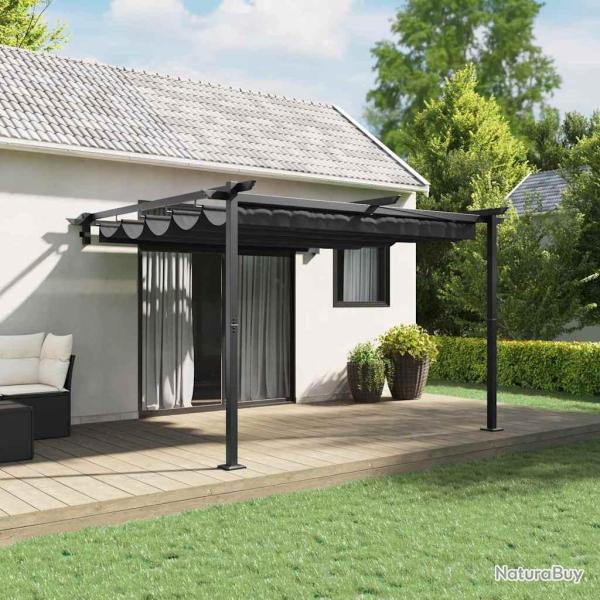 Pavillon 300 x 300 x 200 cm Anthracite Polyester