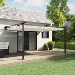 Pavillon 400 x 300 x 200 cm Cr&egrave;me Polyester