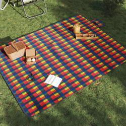 Couverture de pique-nique pliable 200x150 cm velours