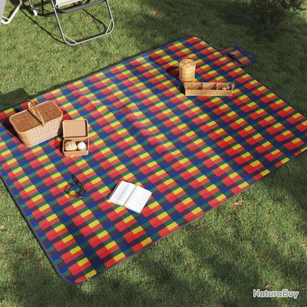 Couverture de pique-nique pliable 200x150 cm velours