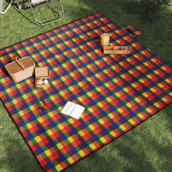 Couverture de pique-nique pliable 200x200 cm velours