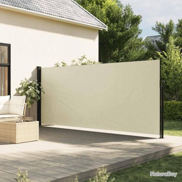 Auvent lat�ral r�tractable cr�me 160x300 cm