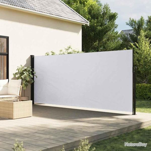 Auvent lat�ral r�tractable blanc 180x300 cm