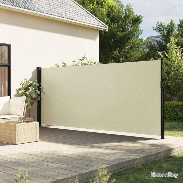 Auvent lat�ral r�tractable cr�me 160x600 cm