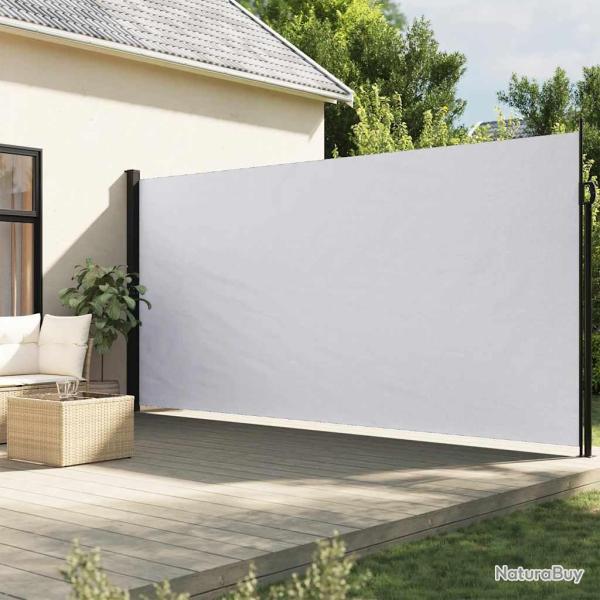 Auvent lat�ral r�tractable blanc 220x600 cm