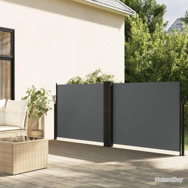 Auvent lat�ral r�tractable anthracite 140x600 cm