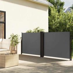Auvent lat&eacute;ral r&eacute;tractable anthracite 100x1000 cm
