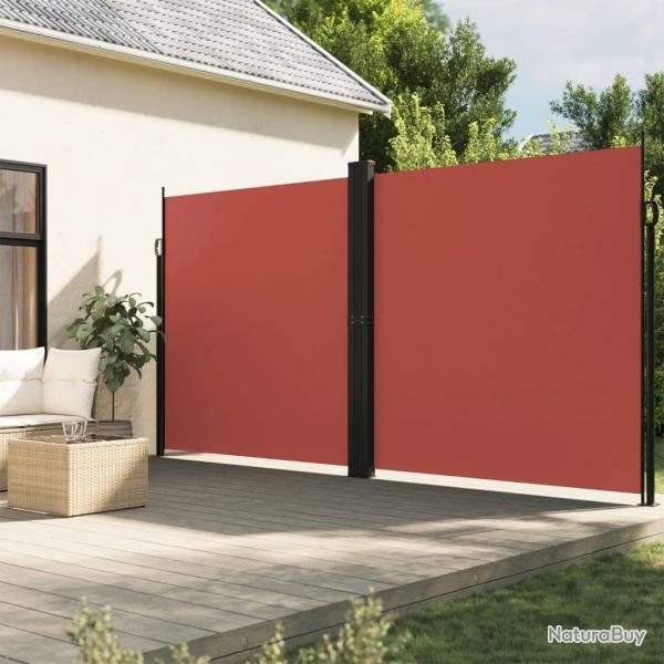 Auvent lat�ral r�tractable terre cuite 200x1000 cm