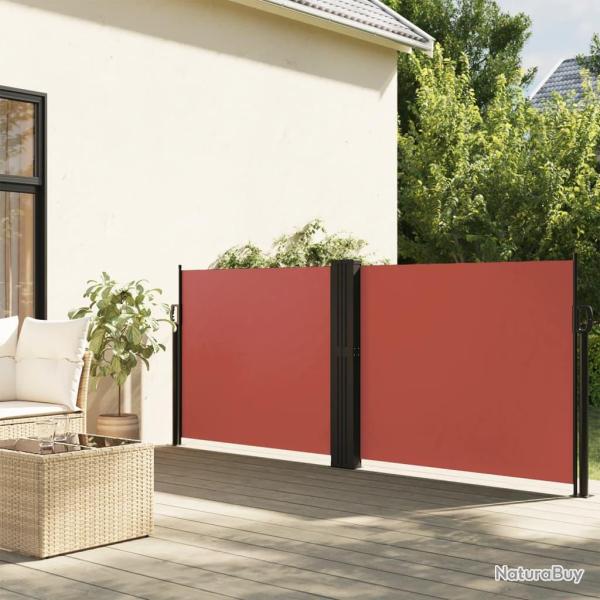 Auvent lat�ral r�tractable terre cuite 140x1200 cm
