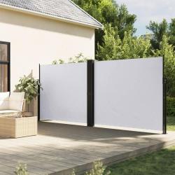 Auvent lat&eacute;ral r&eacute;tractable blanc 160x1200 cm