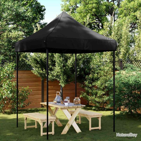Tente de r�ception pliable escamotable noir 200x200x306 cm