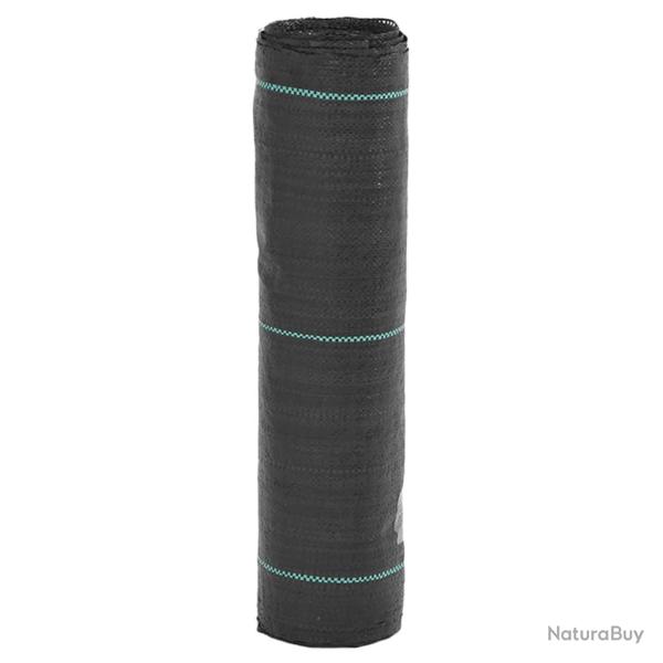 Membrane anti-mauvaises herbes noir 0,5x10 m PP