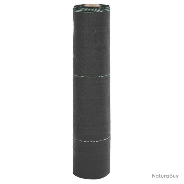 Membrane anti-mauvaises herbes noir 0,5x10 m PP