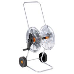 Chariot pour enrouleur de tuyau de 50 m 1/2" ou 35 m 3/4" acier