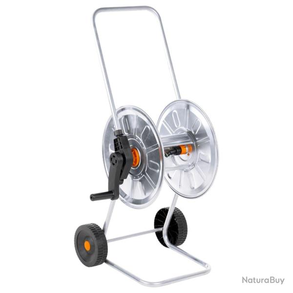 Chariot pour enrouleur de tuyau de 50 m 1/2" ou 35 m 3/4" acier
