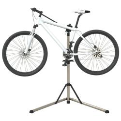 Support de r&eacute;paration de v&eacute;lo pliable r&eacute;glable 102-160 cm