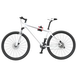 Support mural pour r&eacute;paration de v&eacute;lo pliable rouge et noir