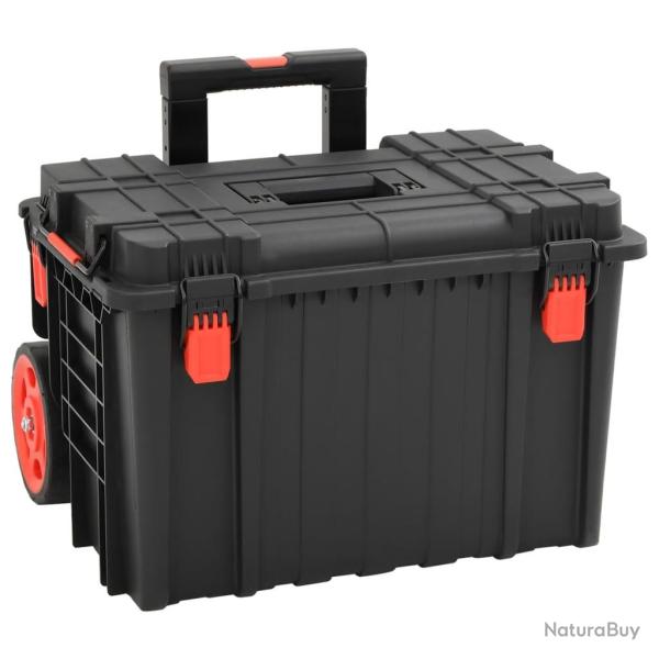 Valise de vol portable Noir 56,5x45,5x48 cm PP