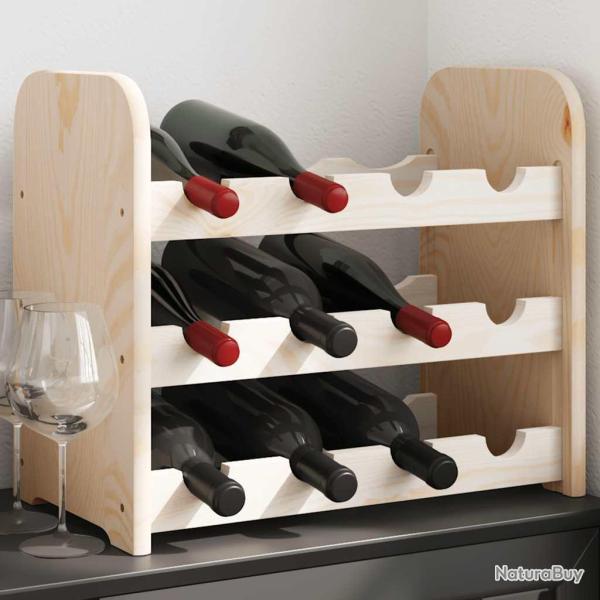 Casier � vin 43x25x37 cm bois de pin massif