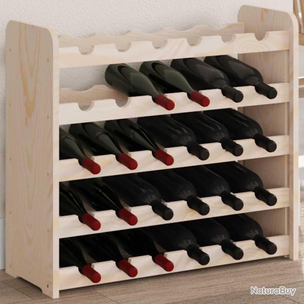 Casier � vin 67,5x25x60 cm Bois de pin massif
