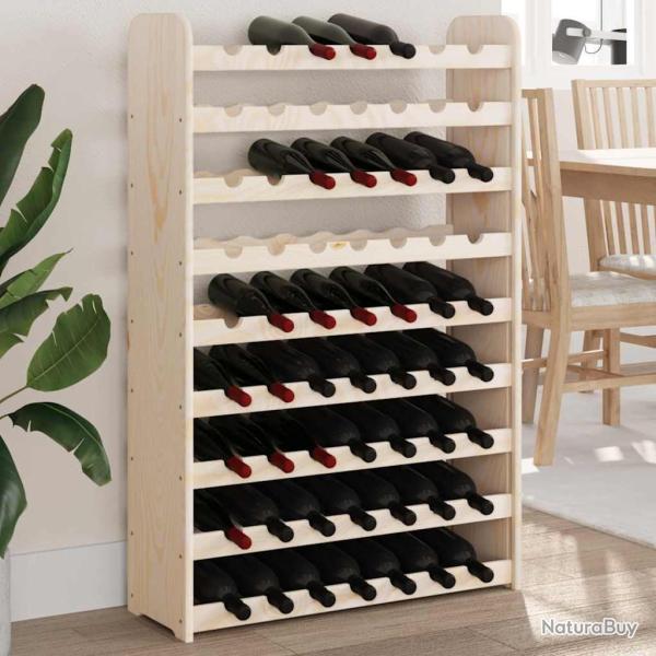 Casier � vin 72,5x25x111,5 cm Bois de pin massif