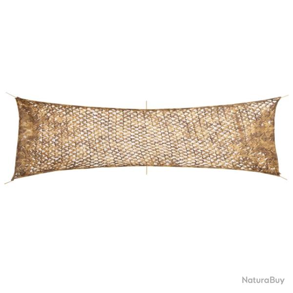 Filet de camouflage avec sac de rangement 519x142 cm sable