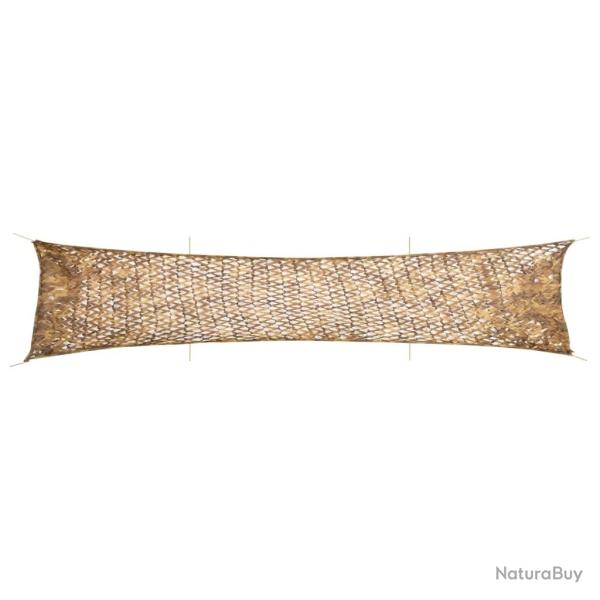 Filet de camouflage avec sac de rangement 706x140 cm sable